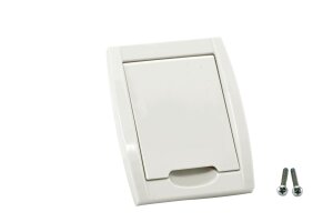 VARIOVAC Premium Kunststoffsteckdose Wei&szlig;