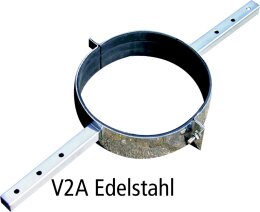 VARIOVAC Auflagerkonsole schallentkoppelt - DN285 mm Edelstahl