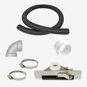 VARIOVAC Komplett-Set Sockeleinkehrdüse (Edelstahl)