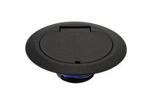 VARIOVAC Wand & Bodendose Kunststoff Schwarz
