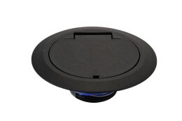 VARIOVAC Wand & Bodendose Kunststoff Schwarz