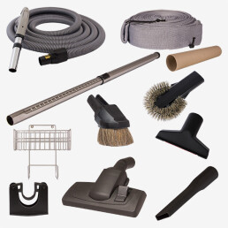 VARIOVAC Saugzubehör-Set ON/OFF inkl. 15 m Saug-/Fernstartschlauch (11-teilig)