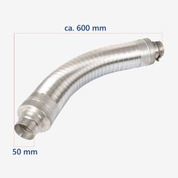 VARIOVAC Abluftschalldämpfer Ø 50 mm - SUPER SILENCE