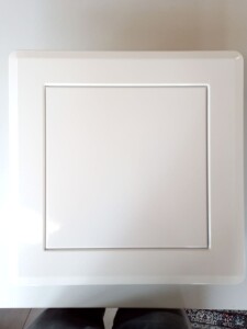 B-WARE: Einwurft&uuml;r QUATTRO PUSH  (Wei&szlig;)