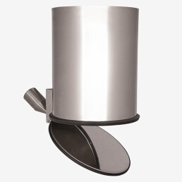 Automatikklappe - selbstschließend - aus Edelstahl, Ø 450 mm