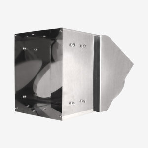 VARIOVAC Schurrenkasten mit 45° Winkel Abgang -...