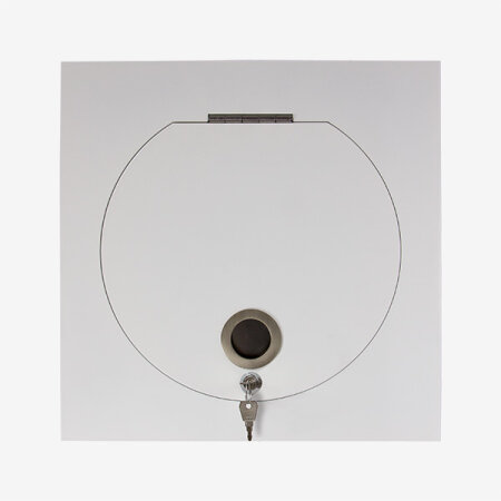 VARIOVAC Einwurftür SUPERIOR SQUARE (Weiß) - Wäscheabwurfschacht