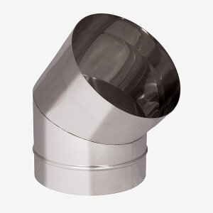 Schachtbogen 45° - Edelstahl Ø 550 mm