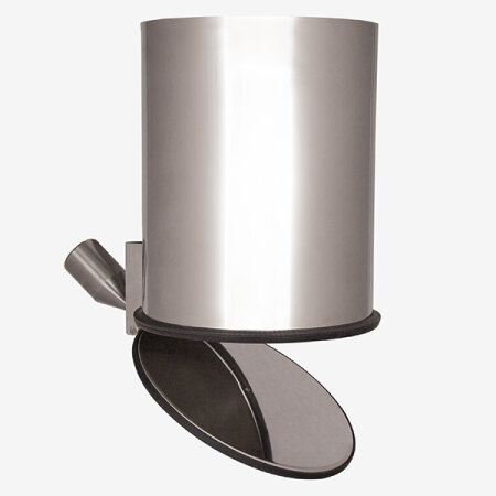 Automatik-Klappe - selbstschließend - aus Edelstahl, Ø 550 mm