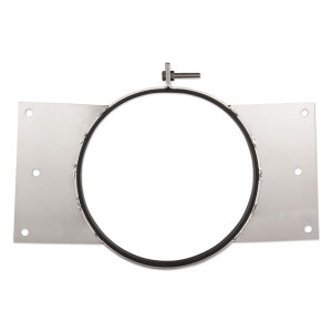 VARIOVAC Schachtauflager GERADE - Ø 250 mm Edelstahl