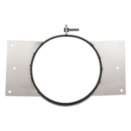 VARIOVAC Schachtauflager GERADE - Ø 250 mm Edelstahl