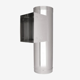 VARIOVAC Türschurrenrohr - Ø 285 mm Edelstahl - rechteckig