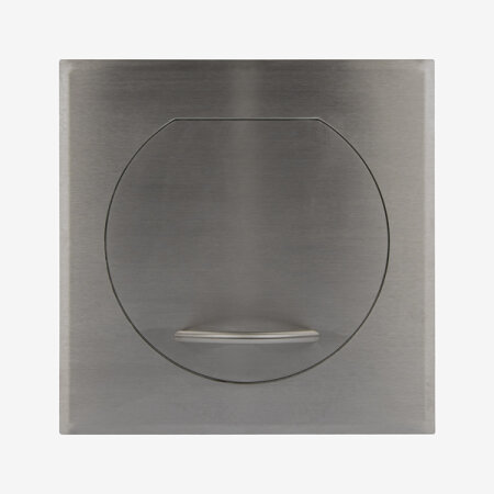 VARIOVAC Einwurftür STYLO SQUARE S (Edelstahl) Ø 250 mm