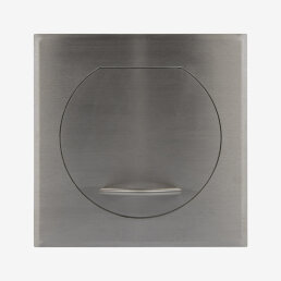 VARIOVAC Einwurftür STYLO SQUARE S (Edelstahl) Ø 250 mm