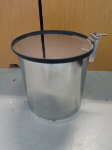 B-WARE:VARIOVAC Automatikklappe - selbstschlie&szlig;end - Edelstahl &Oslash; 300 mm