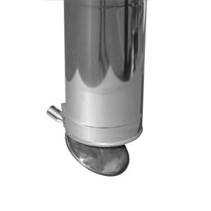 B-WARE:VARIOVAC Automatikklappe - selbstschlie&szlig;end - Edelstahl &Oslash; 300 mm