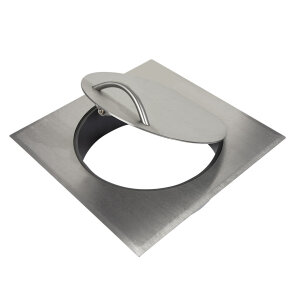 B-WARE: Einwurftür STYLO SQUARE (Edelstahl) Ø...