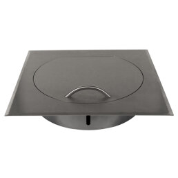 B-WARE: Einwurftür STYLO SQUARE (Edelstahl) Ø 300 mm