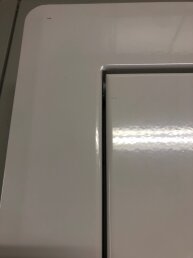 B-WARE: Einwurftür QUATTRO PUSH  (Weiß)