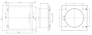 VARIOVAC Einwurft&uuml;r Easy-Line DN250 f. PVC-Rohr RAL9016 - Wei&szlig;