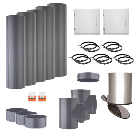 VARIOVAC Komplett-Set 4: DN285 mm PVC  - jetzt konfigurieren!