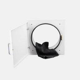 VARIOVAC Einwurftür Easy-Line DN280 RAL9016 - Weiß