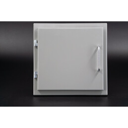 VARIOVAC Einwurftür Easy-Line DN280 RAL7037 - Staubgrau