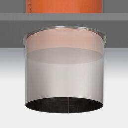 VARIOVAC Verblendung aus Edelstahl für PVC Schachtrohre Ø 300 mm