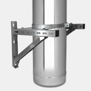 Wandst&uuml;tze f&uuml;r Schachtauflager (Edelstahl) 750mm