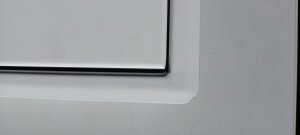 B-WARE: VARIOVAC Einwurft&uuml;r QUATTRO PUSH SLIM S (Wei&szlig;)