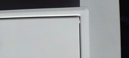 B-WARE: VARIOVAC Einwurftür QUATTRO PUSH SLIM S (Weiß)